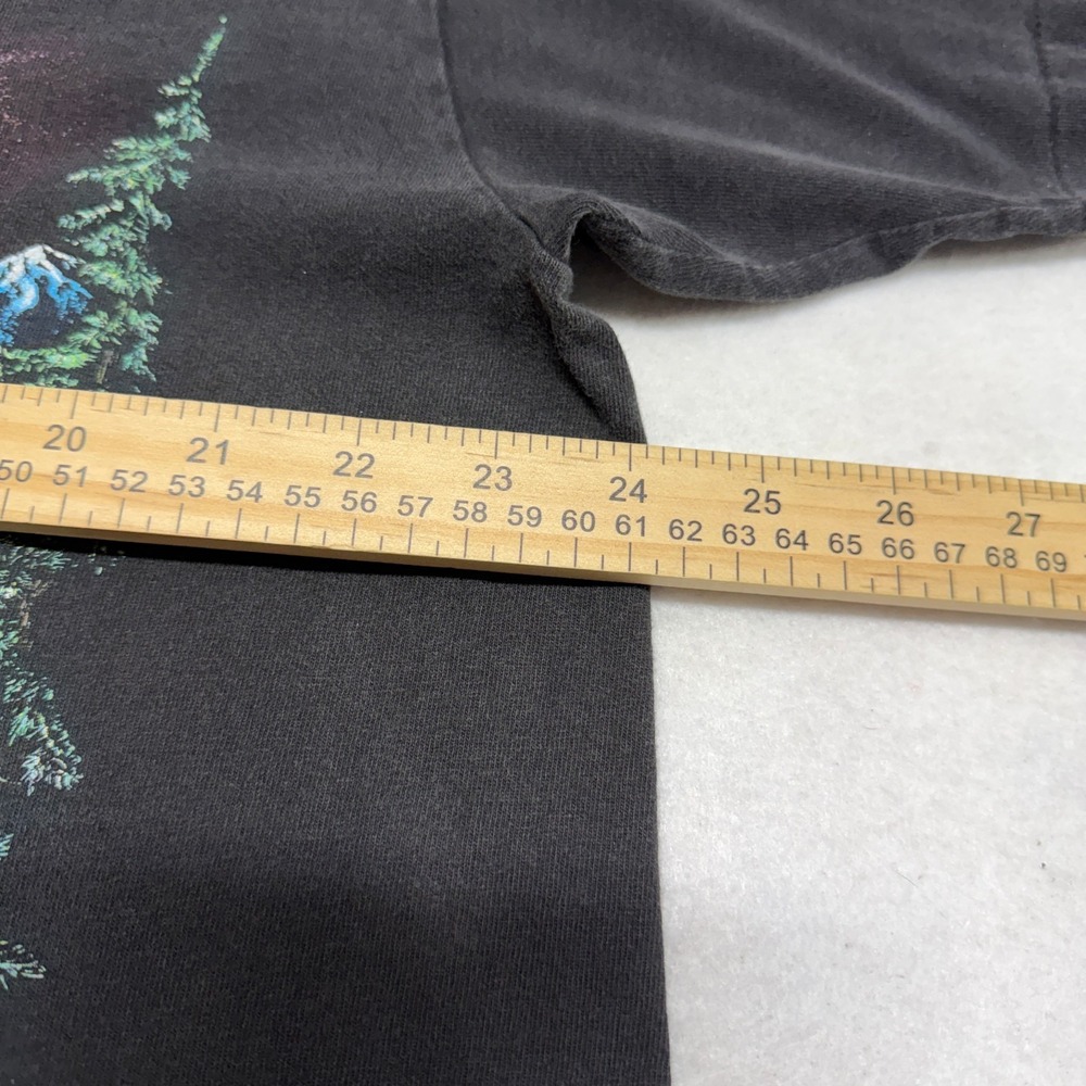 VTG 1993 Stand Out Designs Hidden Eagle Tee XL Black American Eagle Nature - Picture 12 of 16